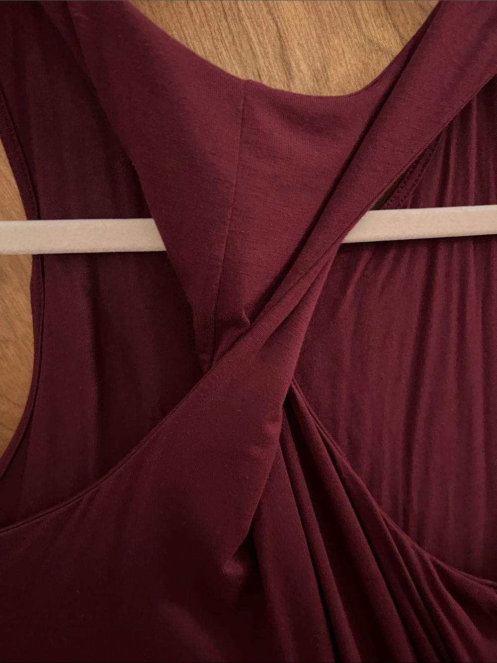 GAP Sleeveless Tank Top in Deep Burgundy